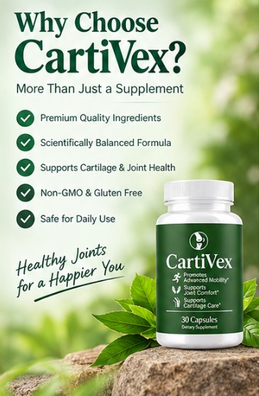 Why choose CartiVex – bottle on stone with leaves